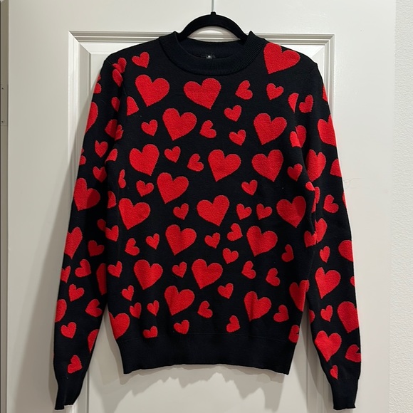 Black Sweater with Red Hearts bundle - Picture 6 of 7